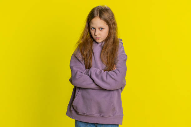 istock Offended child girl having misunderstanding, frustrated after quarrel, ignores communication, talk 2166810321