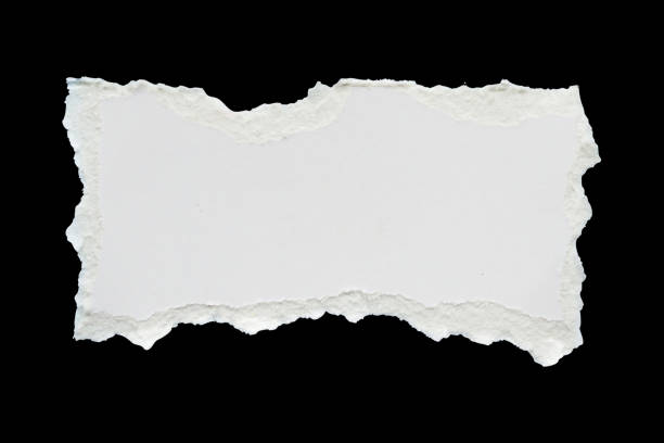 istock White ripped paper torn edges strips isolated on black background 2166810384