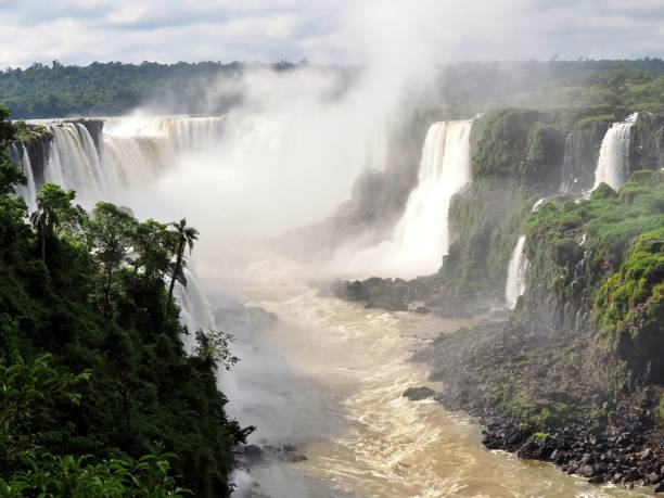 istock Iguazu falls and Mist 2166812206