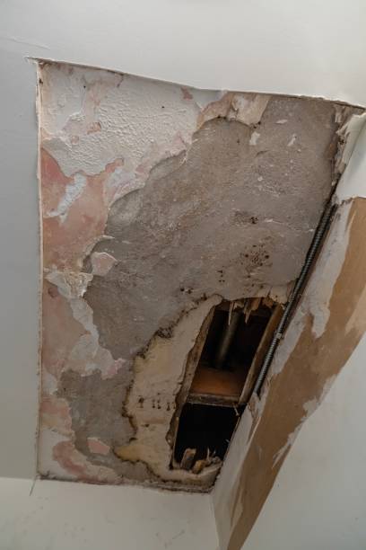 istock The close up large hole ceiling. 2166829624