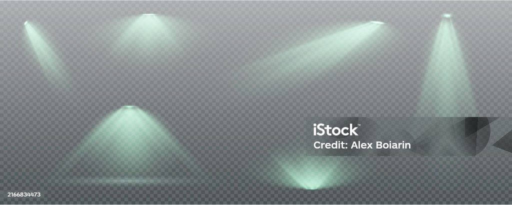 Vector Light Source Ilustración de The Vector Set Of Light Includes A Light Source Studio ...