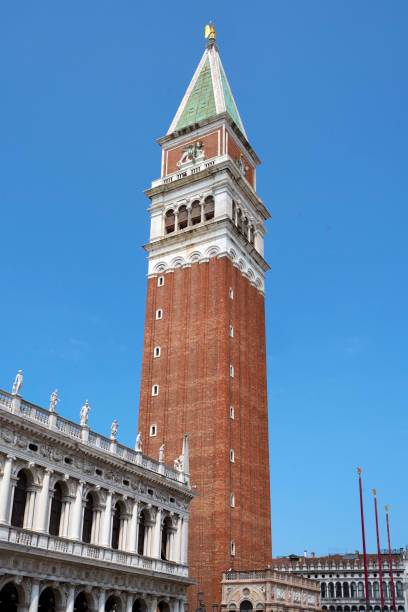 Bell tower in San Marco square, Venice, Italy