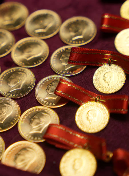 istock Gold Coins Close up 2166838772