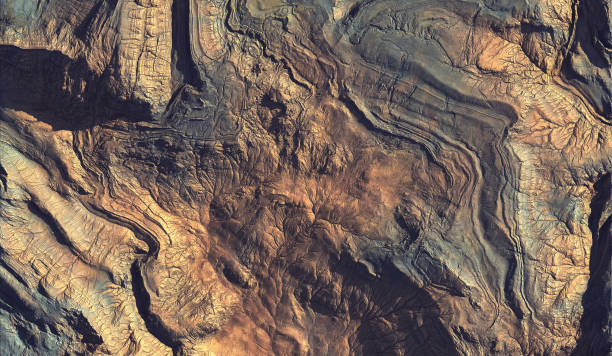 istock Aerial view of rugged cliffs. 2166845870