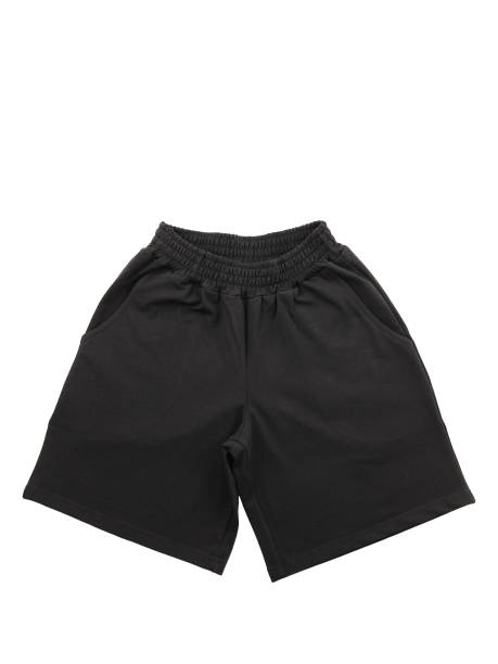 istock women's  cotton shorts with elastic band , isolated on a white background 2166864410
