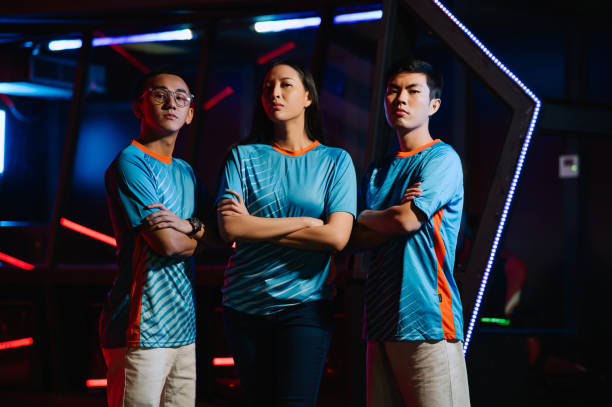 istock Team Of Asian Esport Player. 2166864798