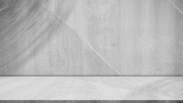 istock Background wall cement grey studio floor kitchen table platform room gray cement mockup scene light shadow backdrop podium abstract patern product empty loft workshop shelf minimal mockup display 2166870037