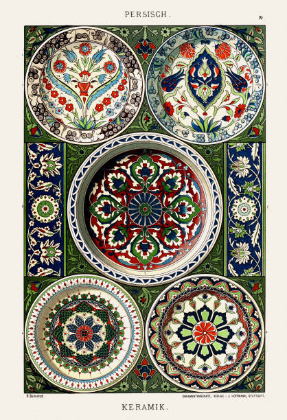 istock Persian Ornamentation from Antiquity. An illustration from a German book published in 1887 that showcases elegant ornaments from all art periods. 2166870748