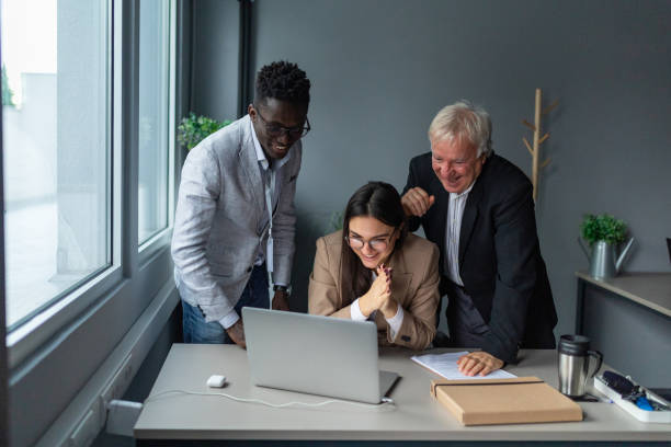 istock Business colleagues working together in the office 2166871708
