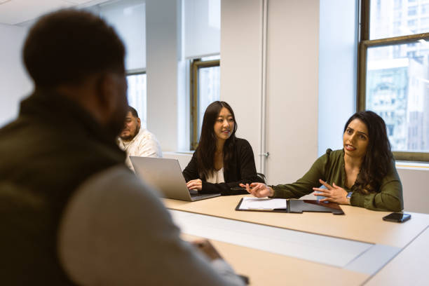 istock Team Meeting in Bright Office 2166876737
