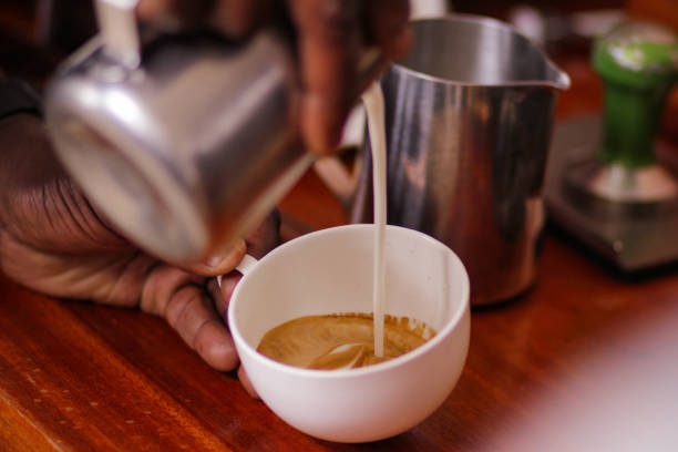 istock Latte Cappuccino Flat White Macchiato Kenyan Made 2166877793