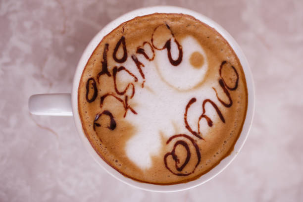 Kenya made drinks beverages coffee latte cappuccino latte flat white