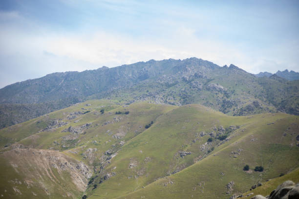 istock A mountain range with a clear blue sky in the background 2166880399