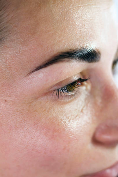 istock Close-Up of Freshly Tinted Eyebrow 2166881860