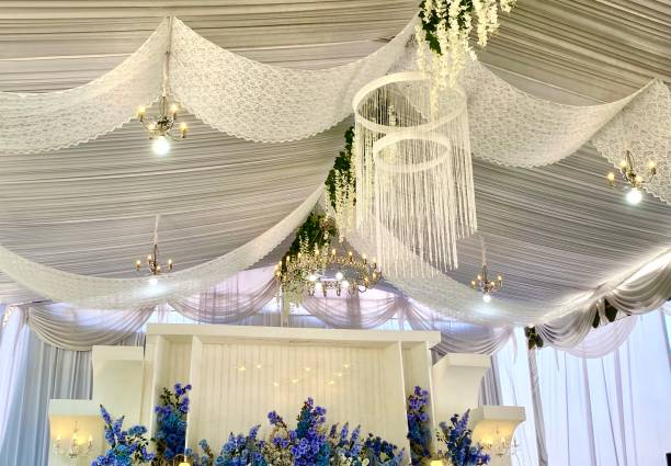 istock Portrait of modern wedding decoration 2166888172