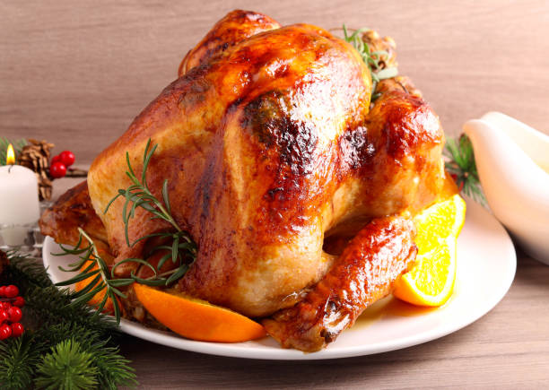 istock glazed spicy Christmas turkey 2166889065