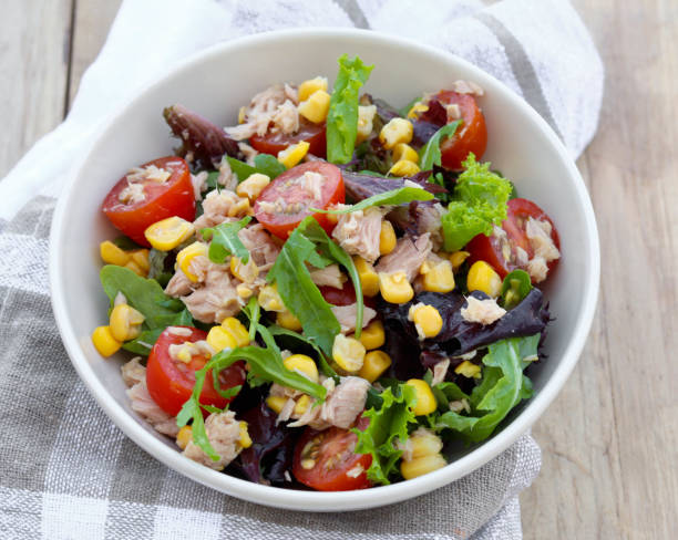 istock Tuna and vegetable mix salad 2166889085