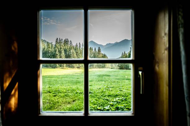istock View through a window of the Austrian Alps 2166889272