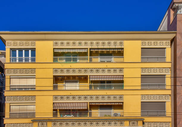 Charming Building with brown Shutters in Montreux - Swiss