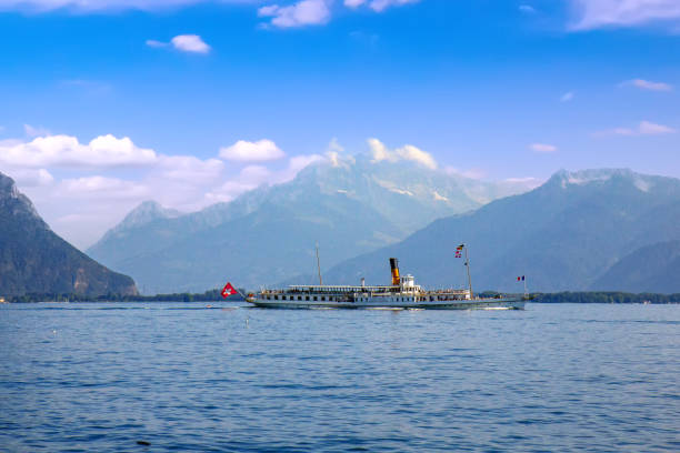 istock Tranquil Montreux: Lake and Mountain Serenity 2166895042