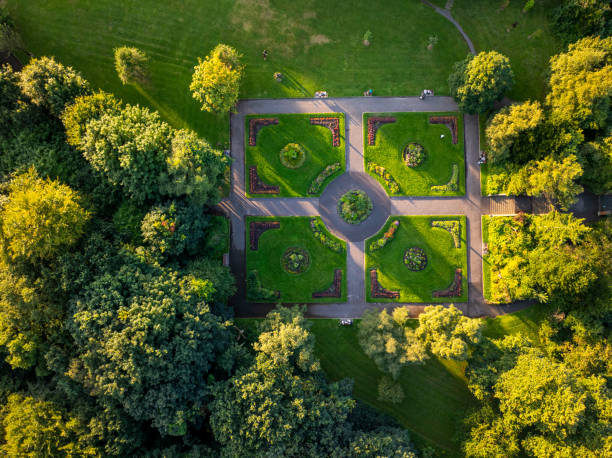istock St. Mary's Flower Park in Prestwich 2166895747
