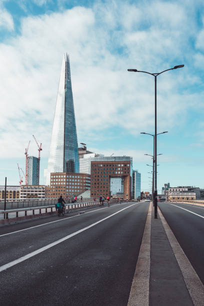 istock Empty street at London Bridge 2166898433