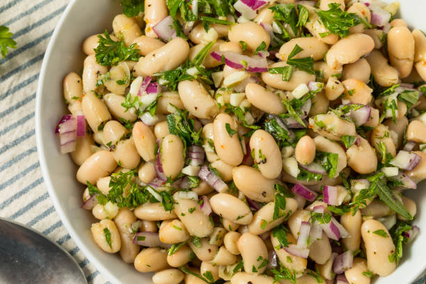 istock Healthy Cold White Bean Summer Salad 2166899689