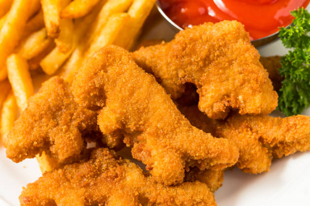 istock Healthy Kids Dinosaur Chicken Nuggets 2166899768