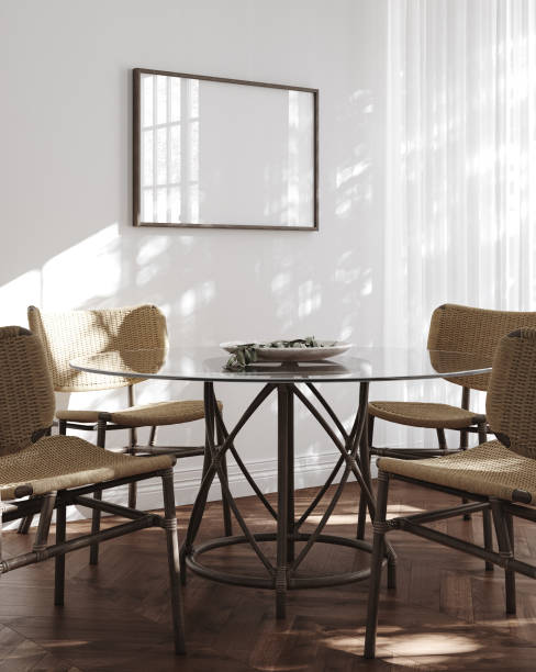 istock Home mock up, cozy modern dining room interior background 2166909136