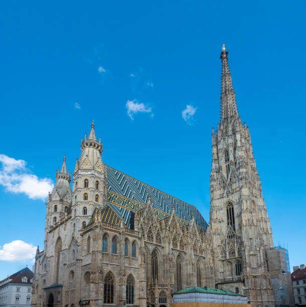 The imposing St. Stephen's Cathedral, Vienna, Austria
