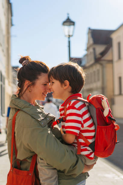 istock Greeting my mom after school 2166921061