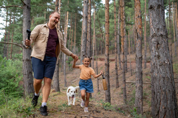 istock Family hiking 2166925926