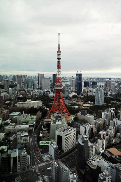 istock Tokyo scenery  Cloudy sky and Tokyo Tower 2166931279