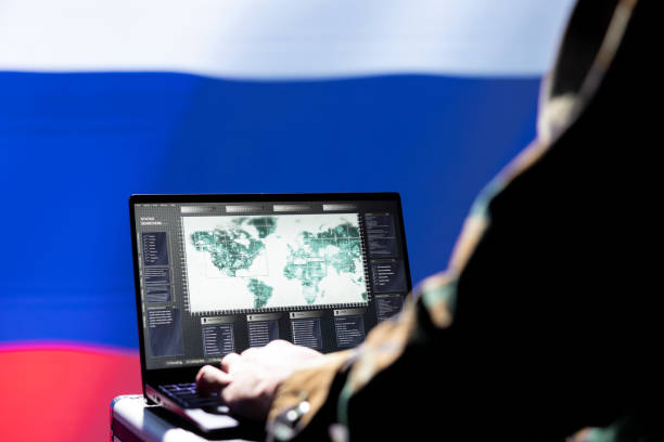 istock Russian army specialist working for Kremlin regime using target acquisition tech 2166932236