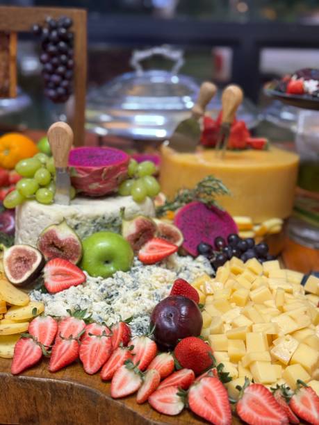 istock Elegance and Flavor: Premium Cheese and Charcuterie Platter 2166935471