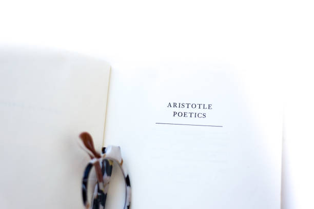 istock Book Open to Title Page: Aristotle Poetics 2166937767