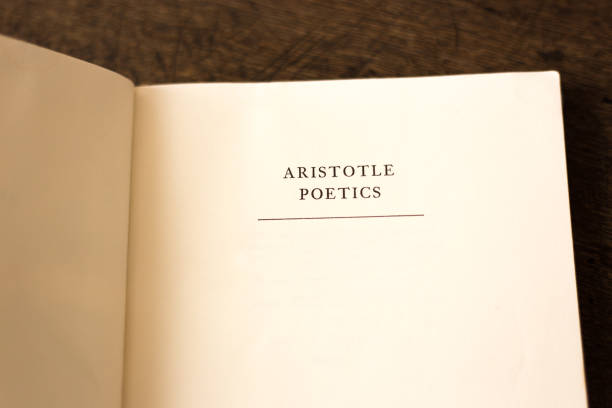 istock Book Open to Title Page: Aristotle Poetics 2166937817