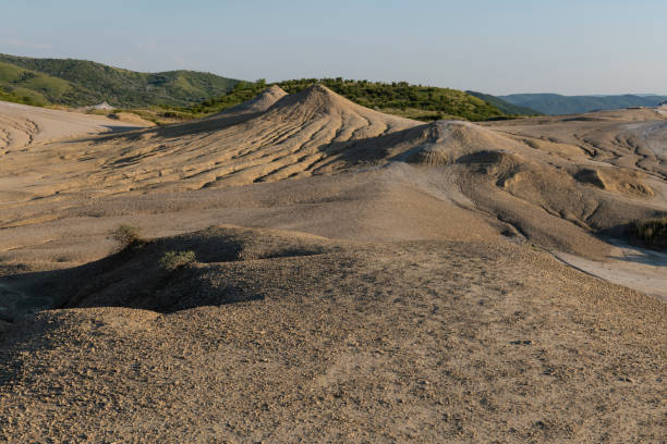istock Arid Landscape with Mud Volcanoes 2166944924