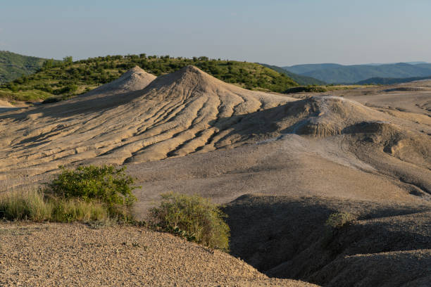 istock Arid Landscape with Mud Volcanoes 2166944933