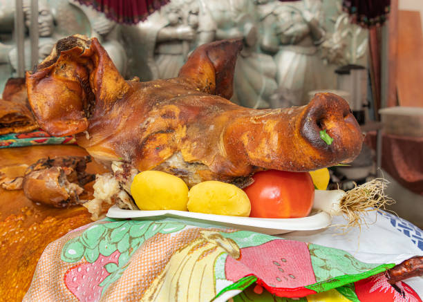 Street food in Ecuador