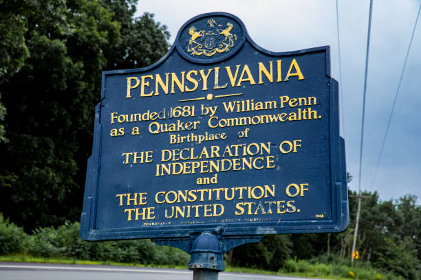 At the state line between Pennsylvania and New York, along U.S. Route 11, sign says \