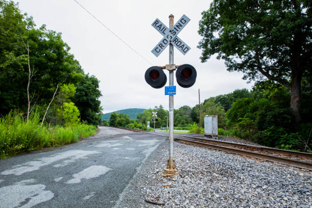 istock Rural Railroad Crossing 2166949574