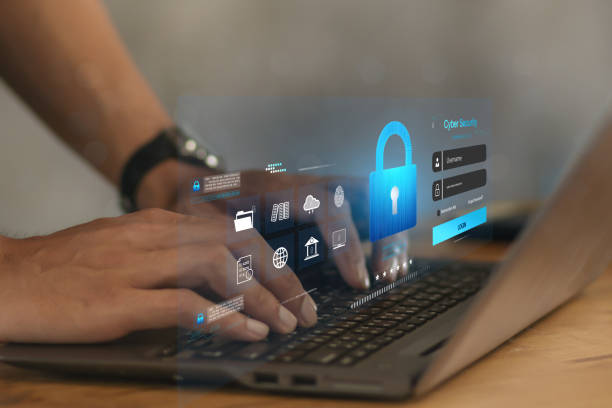 istock Cyber security and Security password login online concept Hands typing and entering username and password of social media, log in with smartphone to an online bank account, data protection hacker 2166964321