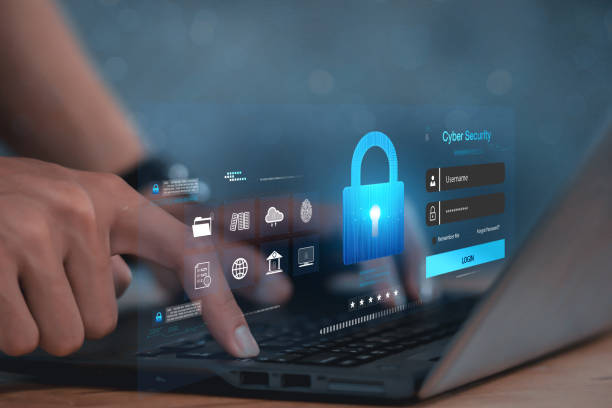 istock Cyber security and Security password login online concept Hands typing and entering username and password of social media, log in with smartphone to an online bank account, data protection hacker 2166964324