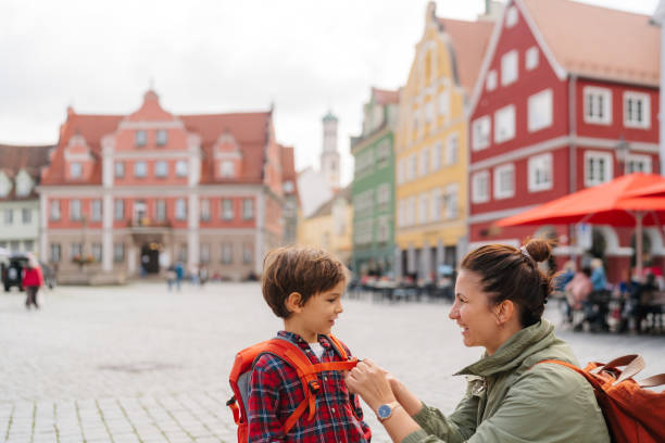 istock Saying goodbye to my mom before school 2166965479