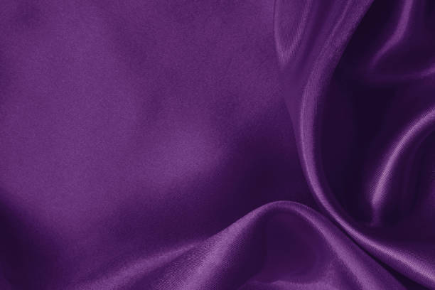 istock Purple fabric cloth texture for background and design art work, beautiful crumpled pattern of silk or linen. 2166974738