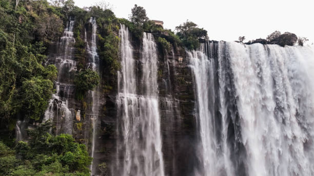 istock Kalandula Waterfall cascades in Angola surrounded by lush greenery during daylight 2166974946