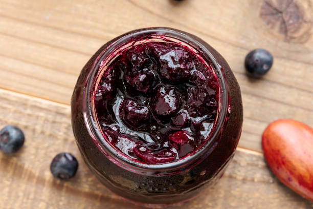 istock Homemade blueberry jam 2166977628
