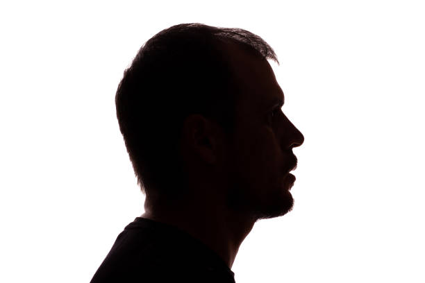 istock Confident young man business silhouette showing thumbs up - background isolate 2166981688