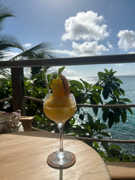 istock Tropical cocktail in the Seychelles 2166982298